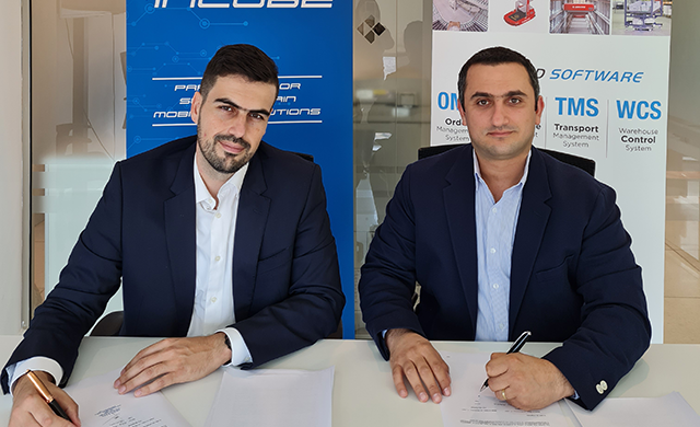 Savoye partners with INCUBE as distributor of ODATiO<sup>®</sup> WMS and TMS software in the MENA region” width=”640″ height=”390″></td><td><p style=