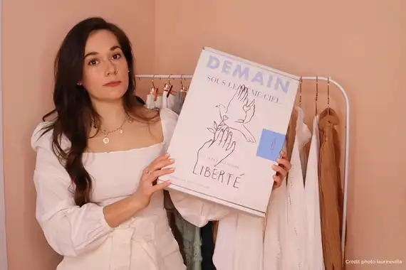 Sezane Unboxing crédit photo Laurine villa